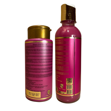 Kit shampooing & patine Pink Home Care Robson Peluquero 2 x 300 ml (recto)