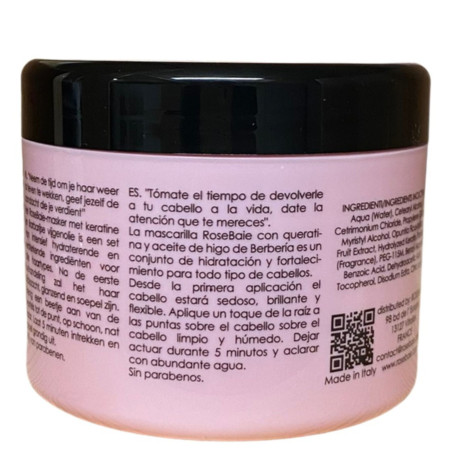 Masque kératine et huile de figue de Barbarie RoseBaie 500 ml (verso 3)