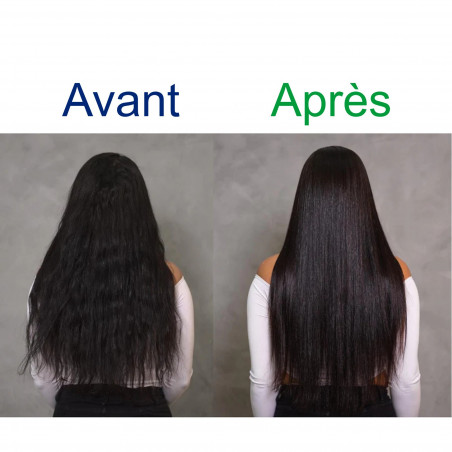 Lissage Babosa Liss Aloe Vera Vitta Gold  : avant Vs. après