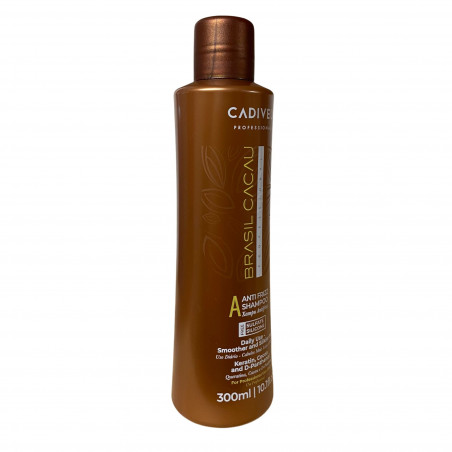 Shampooing A Anti Frizz sans sulfate Brasil Cacau Cadiveu 300 ml (3/4 face)