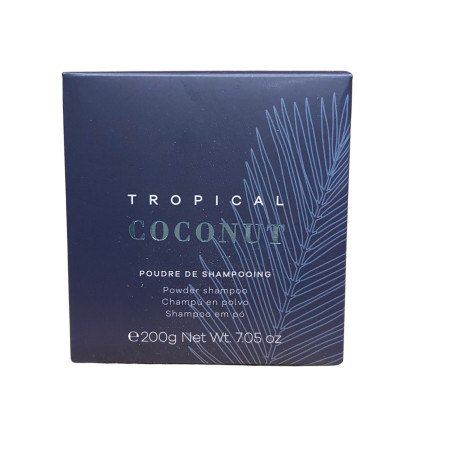 Poudre de shampooing Tropical Coconut Lana Brasiles 200 g (boîte vue de face)