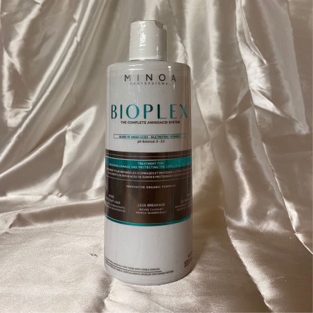 Botox Bioplex Minoa 500 ml (visuel, fond argent)