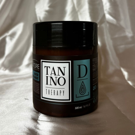 D - Water Replenishment Masque hydratant Tanino Therapy Salvatore 500 ml (fond argent)