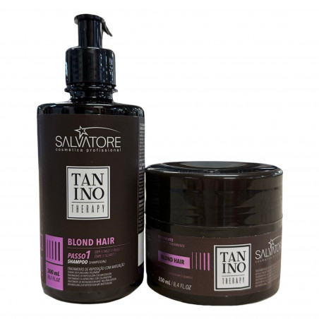 Kit home care Blond Hair Treatment Tanino Therapy Salvatore (shampooing 300 ml + masque 250 ml)