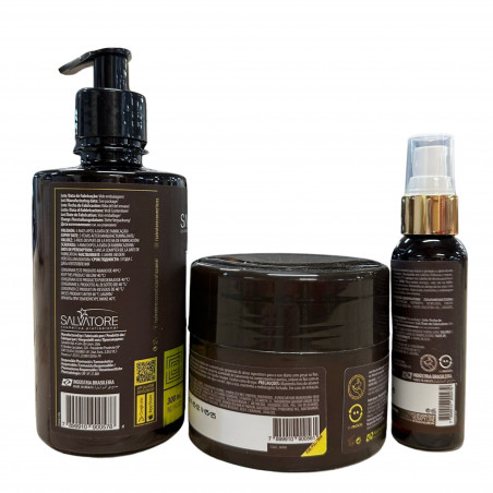 Kit Restructuring Tanino Therapy Salvatore shampooing + masque + huiles essentielles E (verso 1, EAN)