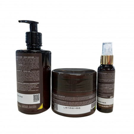 Kit Restructuring Tanino Therapy Salvatore shampooing + masque + huiles essentielles E (verso 4)