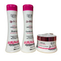 Kit total home care Lisa Protein Deby Hair shampooing, après-shampooing & masque 3 x 300 (3/4 face)