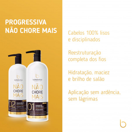 Kit Lissage brésilien protéine Não Chore Mais Bórabella 2 produits de 1 L (visuel 5)