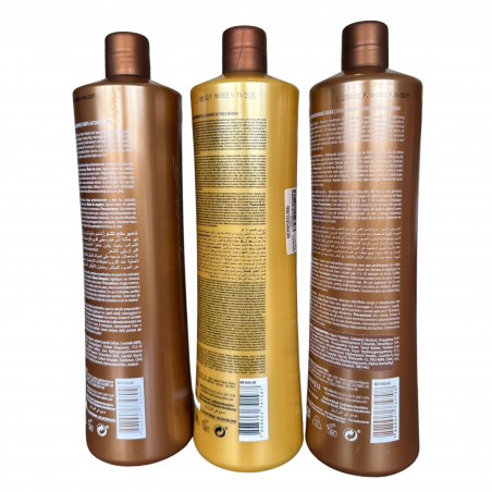 Kit lissage brésilien Smoothing Protein Brasil Cacau Cadiveu 3 x 1 L (verso 2)