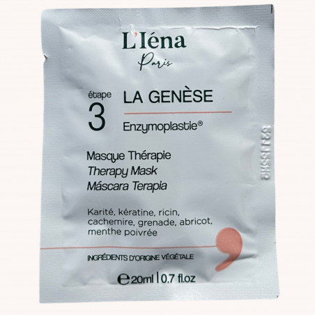 Masque réparateur Enzymoplastie La Genèse L'Iéna Paris 20 ml (fond lilas blanc)